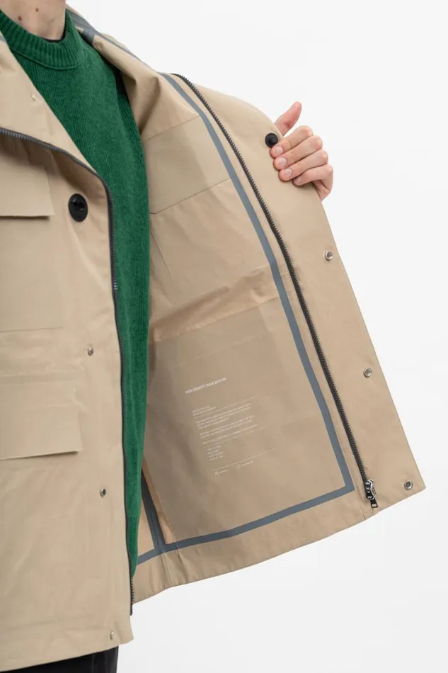 Men Nunk Rain Light Khaki Norse Projects Outerwear