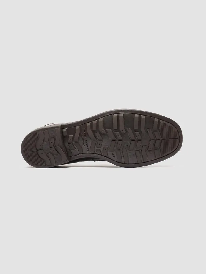 Men Officine Creative Footwear CHRONICLE 056 Brown Leather Penny Loafers