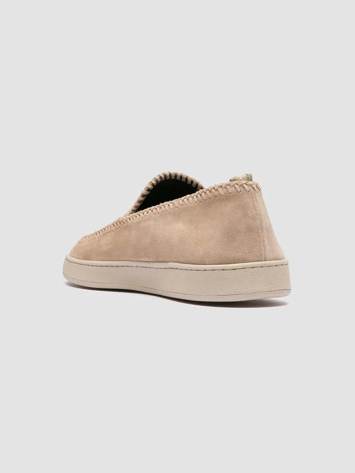 Men Officine Creative Footwear HERBIE 011 Beige Suede Penny Loafers