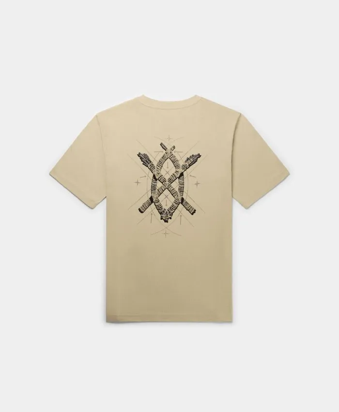 Men Oxford Beige Rudo TShirt Daily Paper TShirts