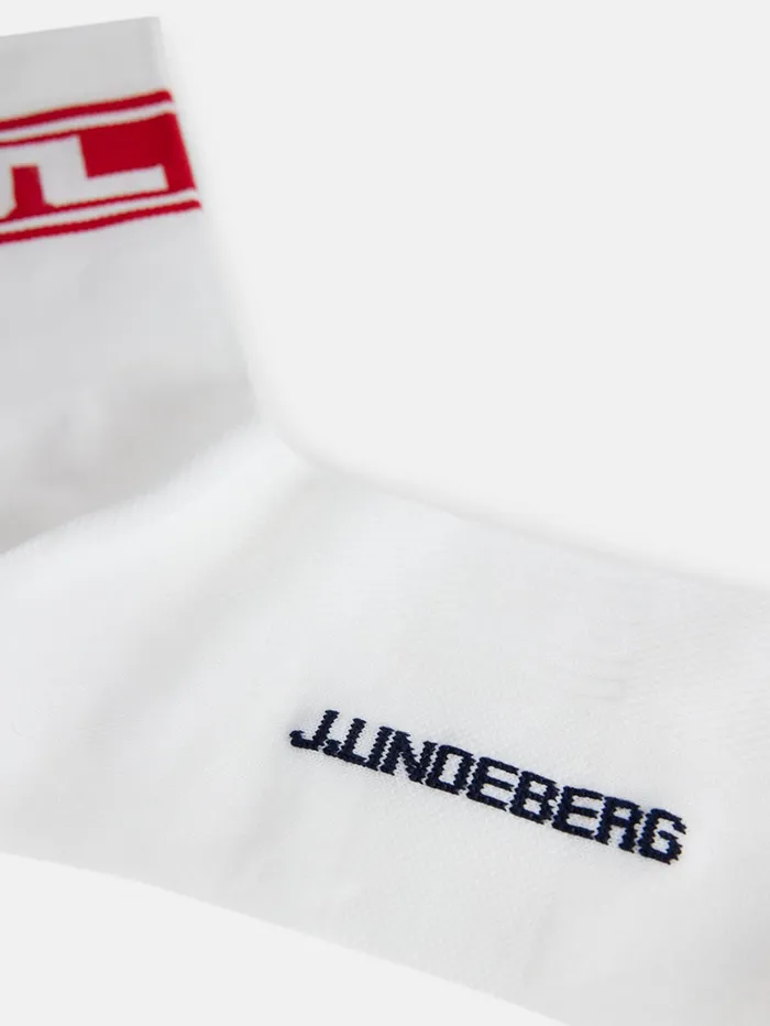 Men Percy Sock Fiery Red JLindeberg Socks