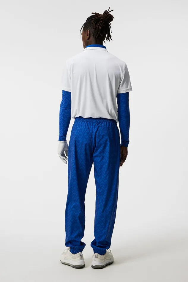 Men Petrus Print Pant Blue Painted Bridge JLindeberg Trousers Men Petrus Print Pant Blue Painted Bridge JLindeberg Trousers