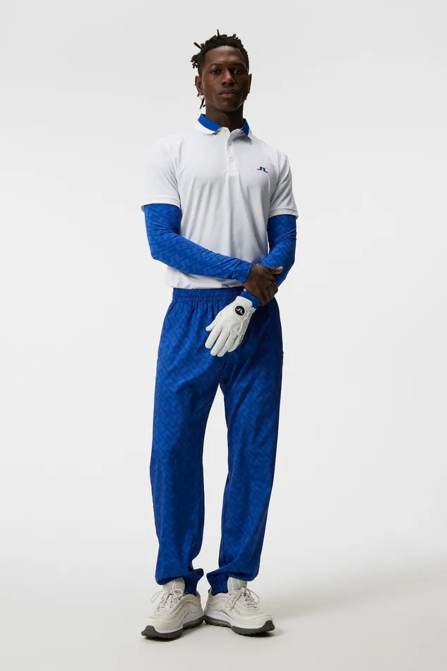 Men Petrus Print Pant Blue Painted Bridge JLindeberg Trousers Men Petrus Print Pant Blue Painted Bridge JLindeberg Trousers