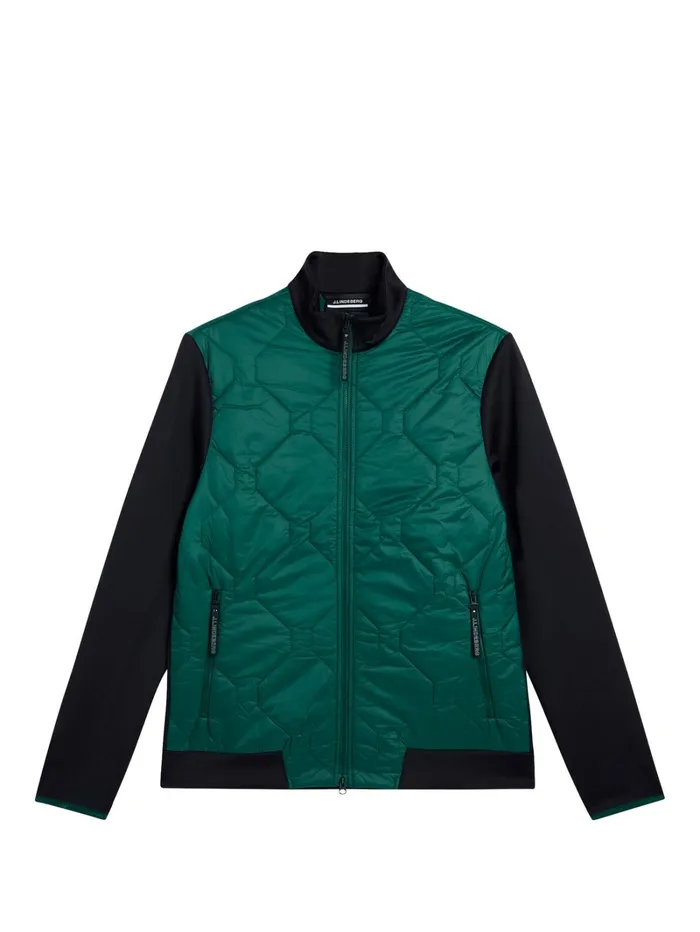 Men Quilt Hybrid Jacket Rain Forest JLindeberg Jackets Men Quilt Hybrid Jacket Rain Forest JLindeberg Jackets