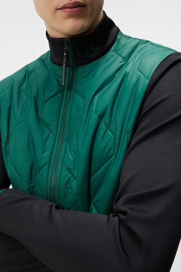 Men Quilt Hybrid Jacket Rain Forest JLindeberg Jackets Men Quilt Hybrid Jacket Rain Forest JLindeberg Jackets