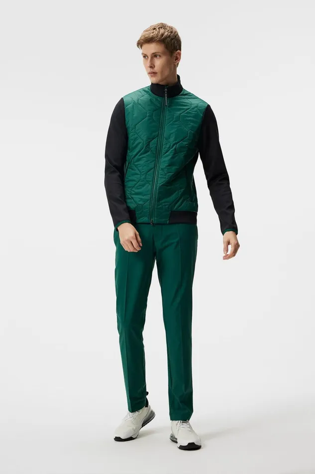 Men Quilt Hybrid Jacket Rain Forest JLindeberg Jackets Men Quilt Hybrid Jacket Rain Forest JLindeberg Jackets