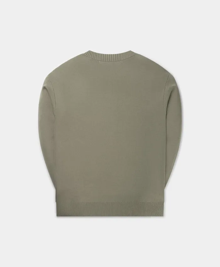 Men Shadow Green Forum Knit Sweater Daily Paper Knitwear Men Shadow Green Forum Knit Sweater Daily Paper Knitwear