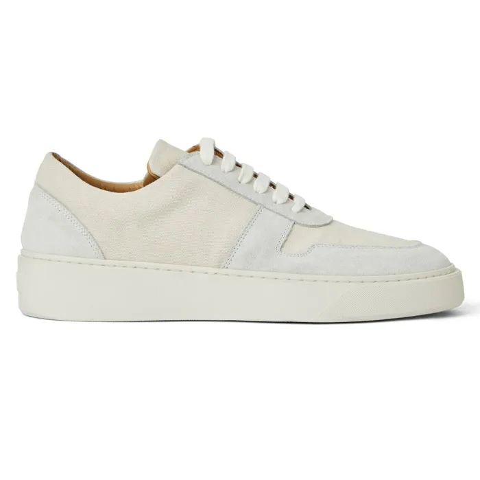 Men Sneakers Bruno Magli Darian Sneaker Off White Canvas
