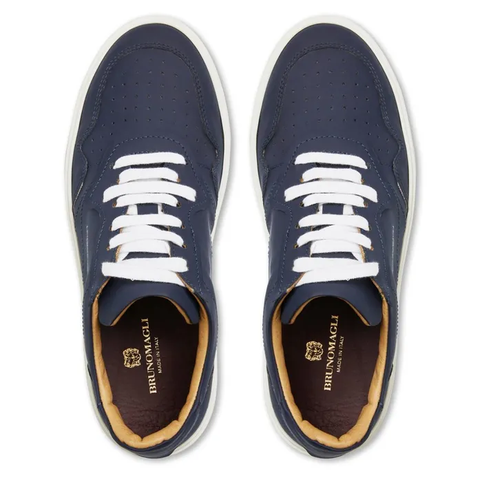 Men Sneakers Bruno Magli Dezi Cup Sole SneakerNavy