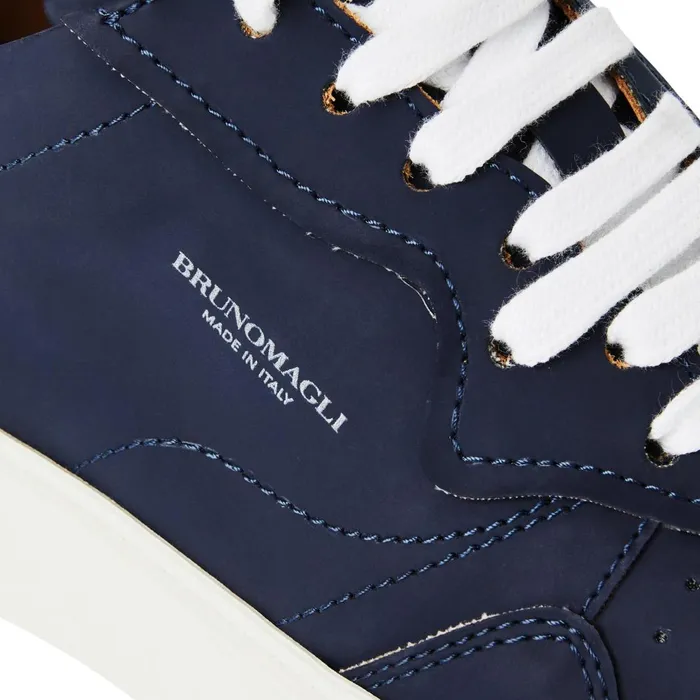 Men Sneakers Bruno Magli Dezi Cup Sole SneakerNavy