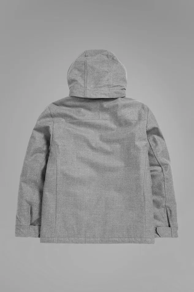Men Technical Field Jacket Loro Piana Clima System Light Grey Melange Norse Projects Outerwear