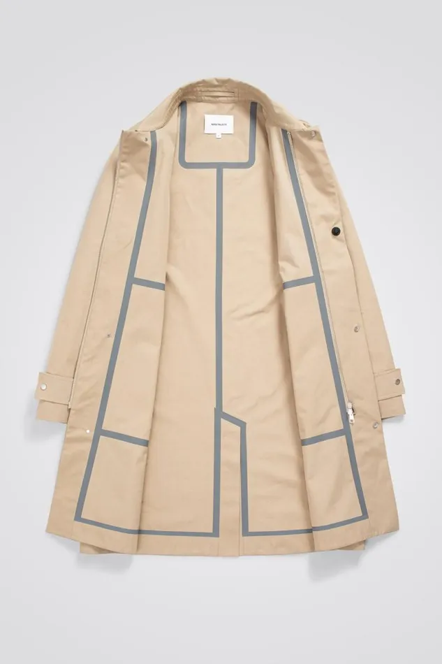 Men Thor Rain Light Khaki Norse Projects Outerwear