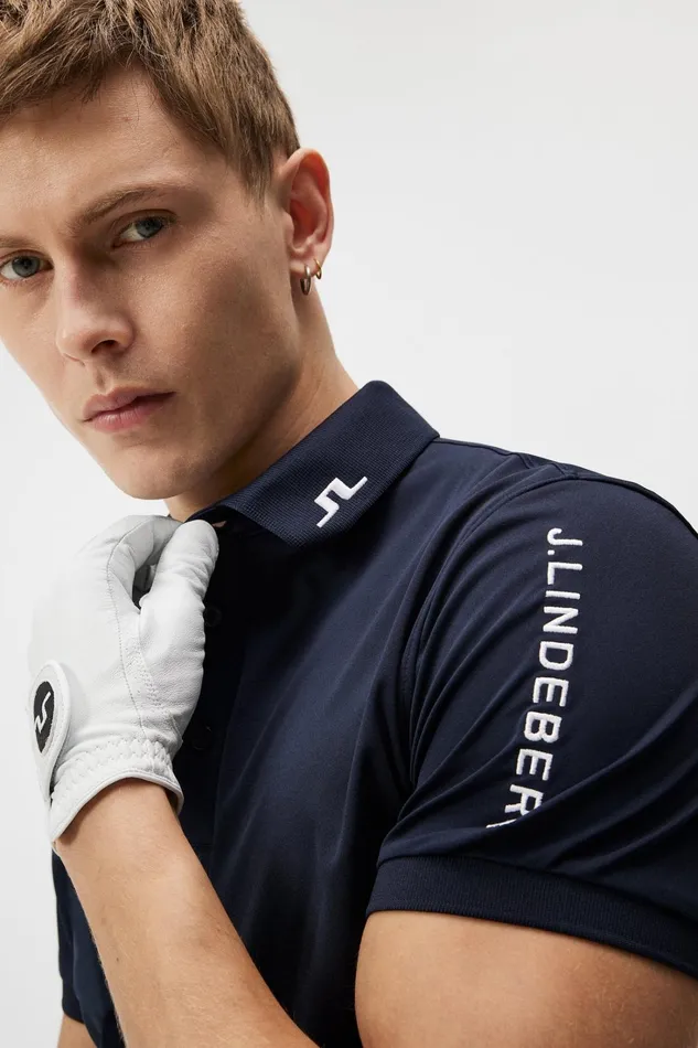 Men Tour Tech Slim Fit Polo JL Navy JLindeberg Polo Shirts Men Tour Tech Slim Fit Polo JL Navy JLindeberg Polo Shirts