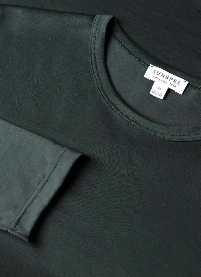 Men ussunspel Classic Long Sleeve Tshirt Holly Green Tshirts