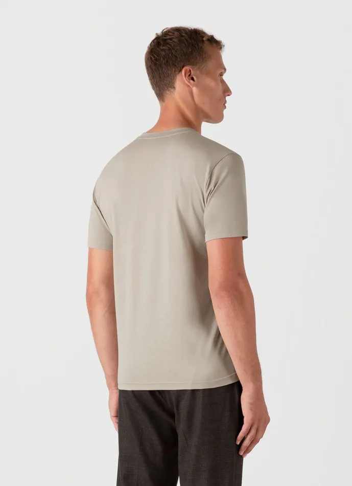 Men ussunspel Riviera Midweight Tshirt Ash Grey Tshirts Men ussunspel Riviera Midweight Tshirt Ash Grey Tshirts