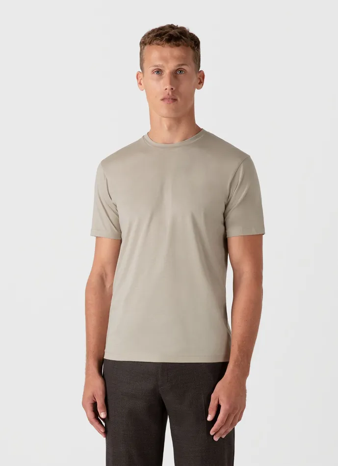Men ussunspel Riviera Midweight Tshirt Ash Grey Tshirts Men ussunspel Riviera Midweight Tshirt Ash Grey Tshirts