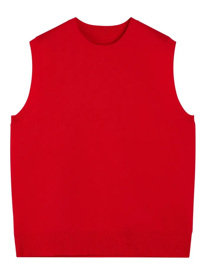 Men Vian Crewneck Slipover Fiery Red JLindeberg Knitwear