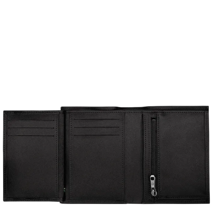 Men Wallets Longchamp Longchamp sur Seine Wallet Black Men Wallets Longchamp Longchamp sur Seine Wallet Black