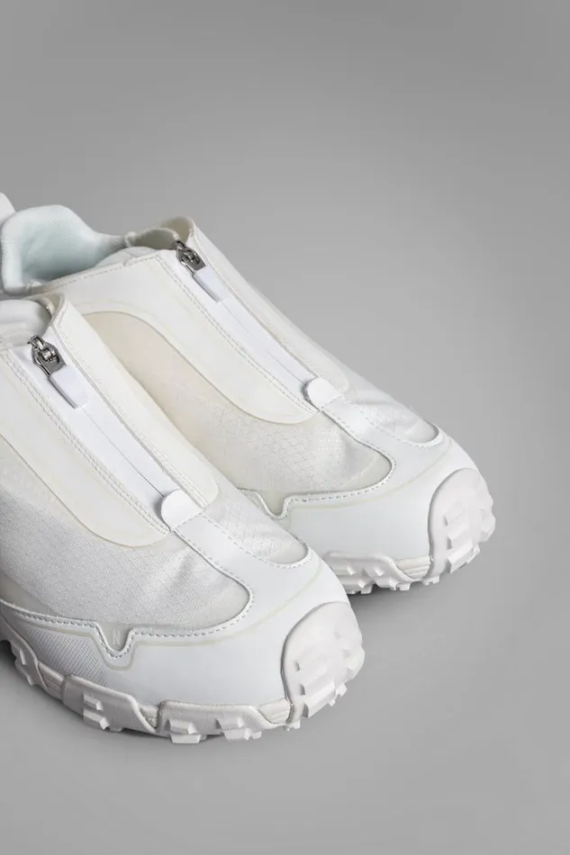 Men Zip Up Runner White Norse Projects Footwear
