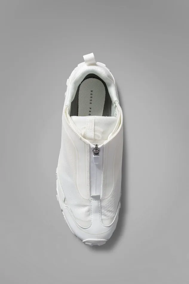 Men Zip Up Runner White Norse Projects Footwear