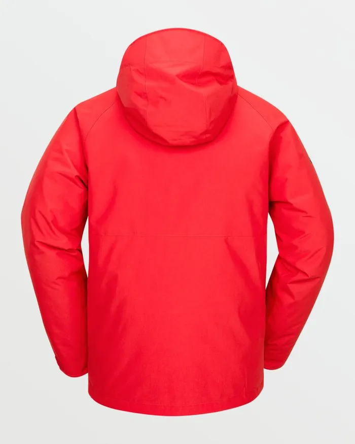 Mens 2836 Insulated Jacket 8211 Crimson Mens Volcom Jackets