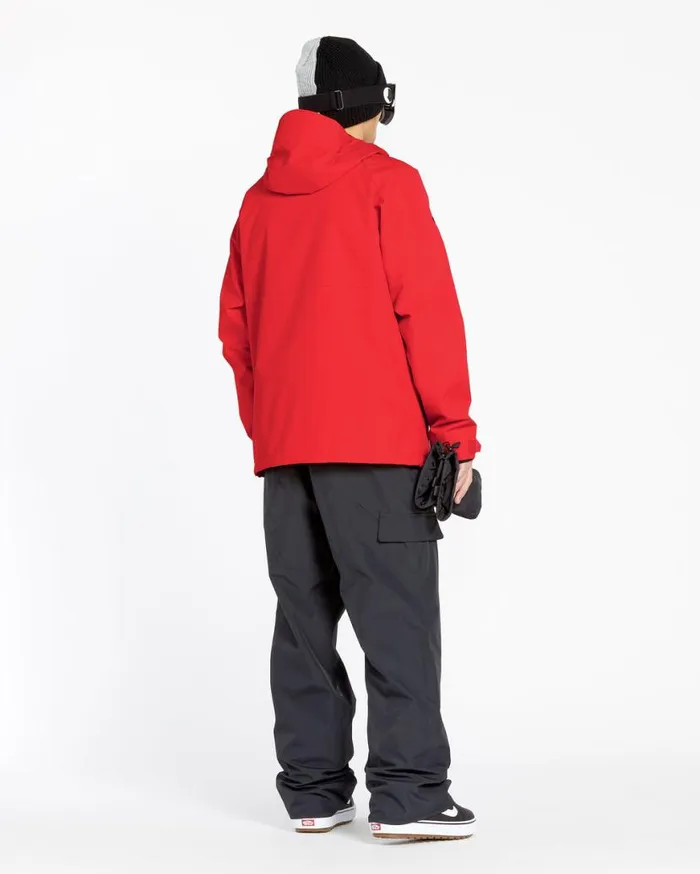 Mens 2836 Insulated Jacket 8211 Crimson Mens Volcom Jackets