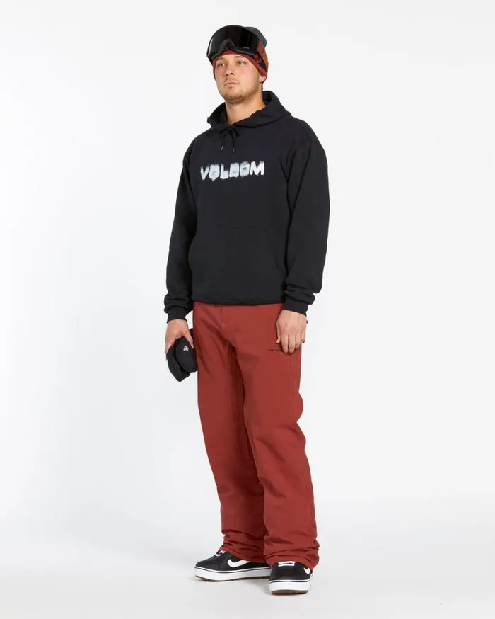 Mens Essential Hoodie 8211 Black Mens Volcom Layering