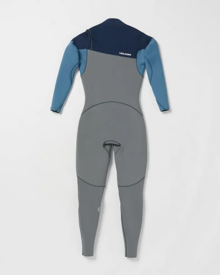 Mens Modulator 32mm Chest Zip Fullsuit 8211 Cruzer Blue Mens Volcom Wetsuits