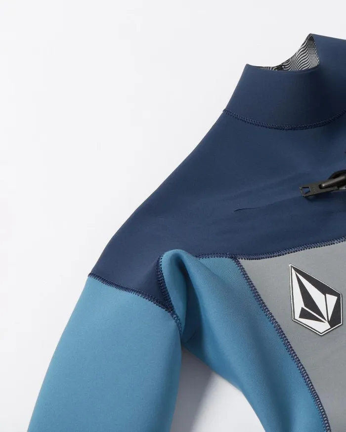Mens Modulator 32mm Chest Zip Fullsuit 8211 Cruzer Blue Mens Volcom Wetsuits
