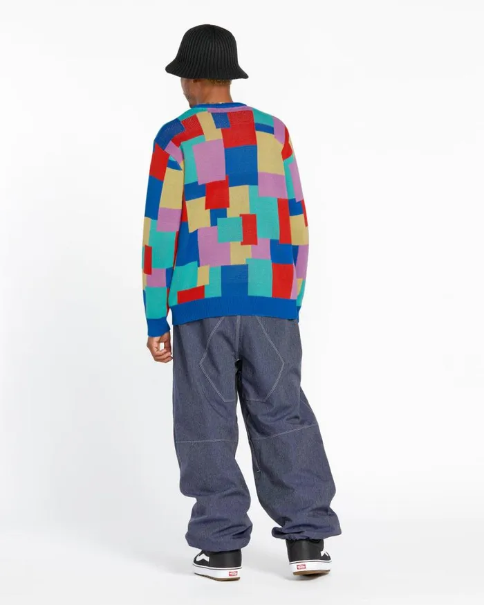 Mens Snow Billow Pants 8211 Dark Denim Mens Volcom Pants