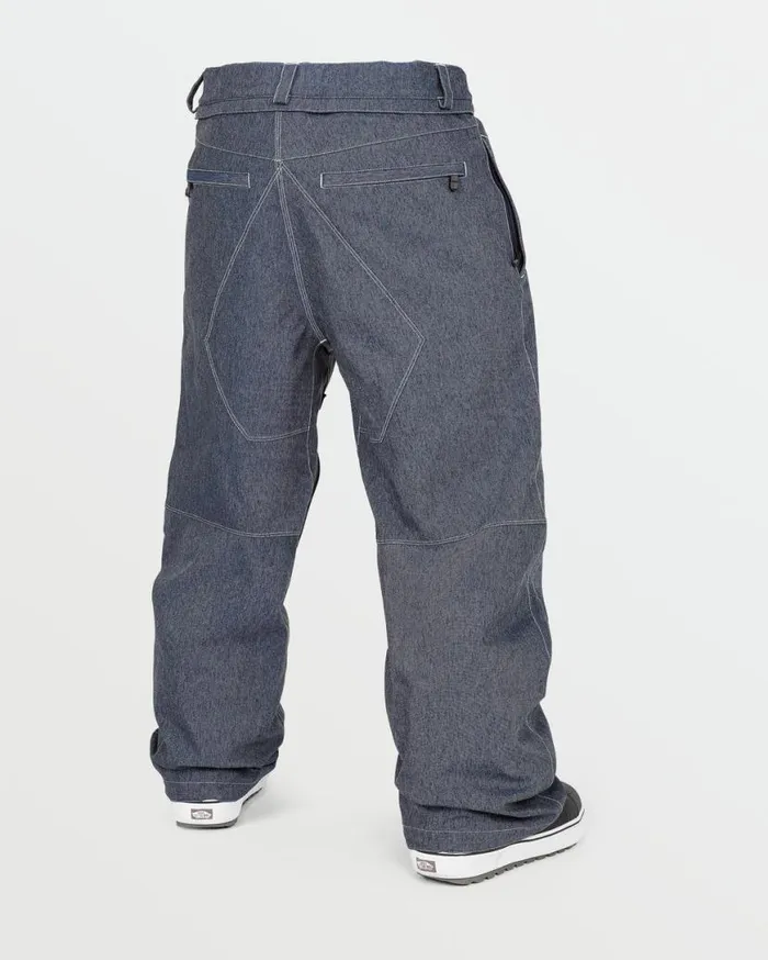 Mens Snow Billow Pants 8211 Dark Denim Mens Volcom Pants