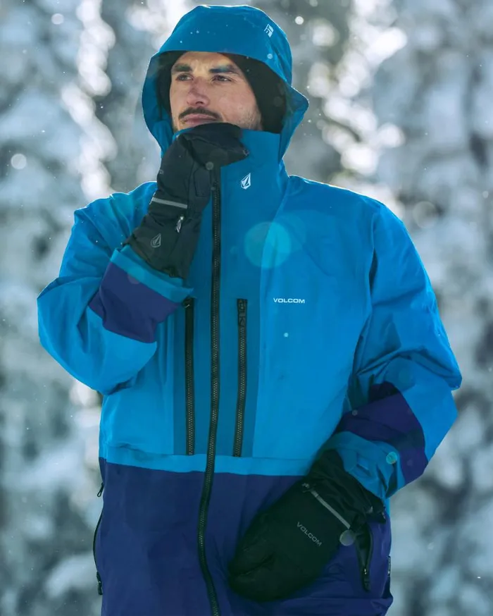 Mens Tds Infrared GoreTex Jacket 8211 Light Blue Mens Volcom Jackets