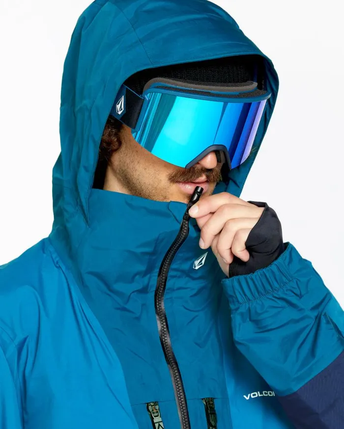Mens Tds Infrared GoreTex Jacket 8211 Light Blue Mens Volcom Jackets
