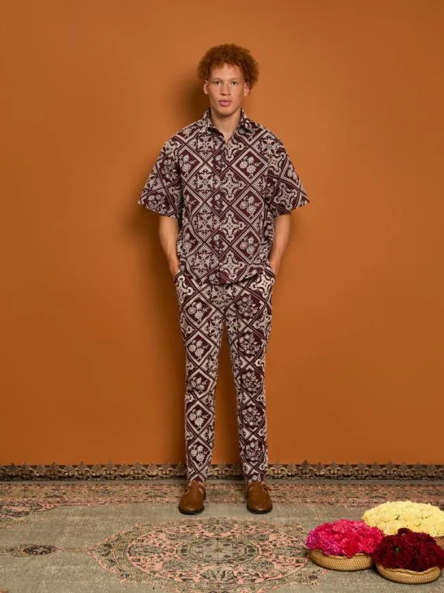 Menswear Cameron Embroidery Boxy Shirt Raisin Purple Sister Jane Menswear Cameron Embroidery Boxy Shirt Raisin Purple Sister Jane