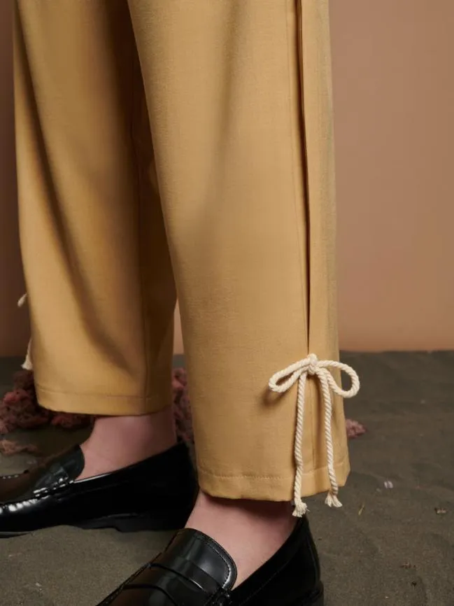 Menswear Dash Pleat Trousers Soft Beige Sister Jane Menswear Dash Pleat Trousers Soft Beige Sister Jane