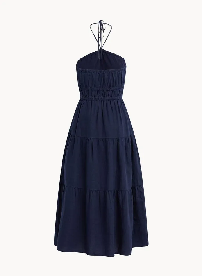 Midi Dresses Women Bella Dahl Gathered Halter Midi Dress 8211 Brazilian Navy Midi Dresses Women Bella Dahl Gathered Halter Midi Dress 8211 Brazilian Navy