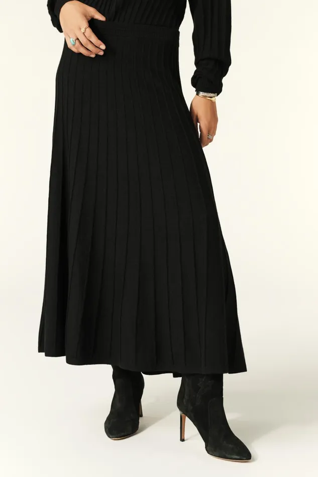 Midi Skirt Jada Black Women Baandsh Skirts and Shorts