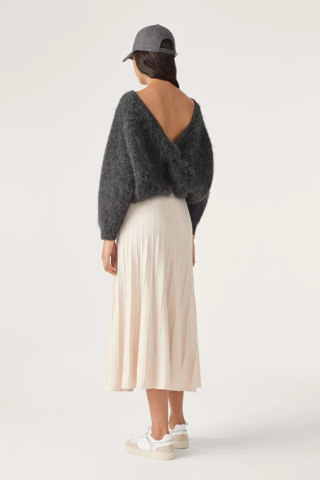 Midi Skirt Jada Black Women Baandsh Skirts and Shorts