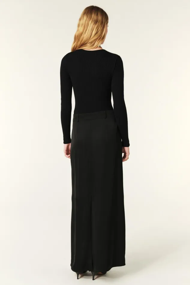 Midi Skirt Jess Black Women Baandsh Skirts and Shorts