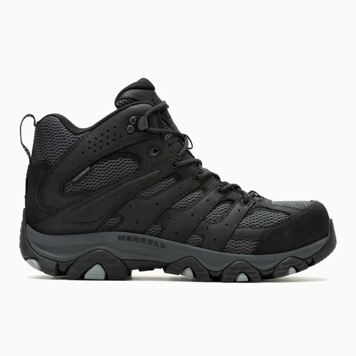Moab Vertex 2 Mid Waterproof Carbon Fiber Work Boot Wide Width Blackgranite Men Merrell Boots