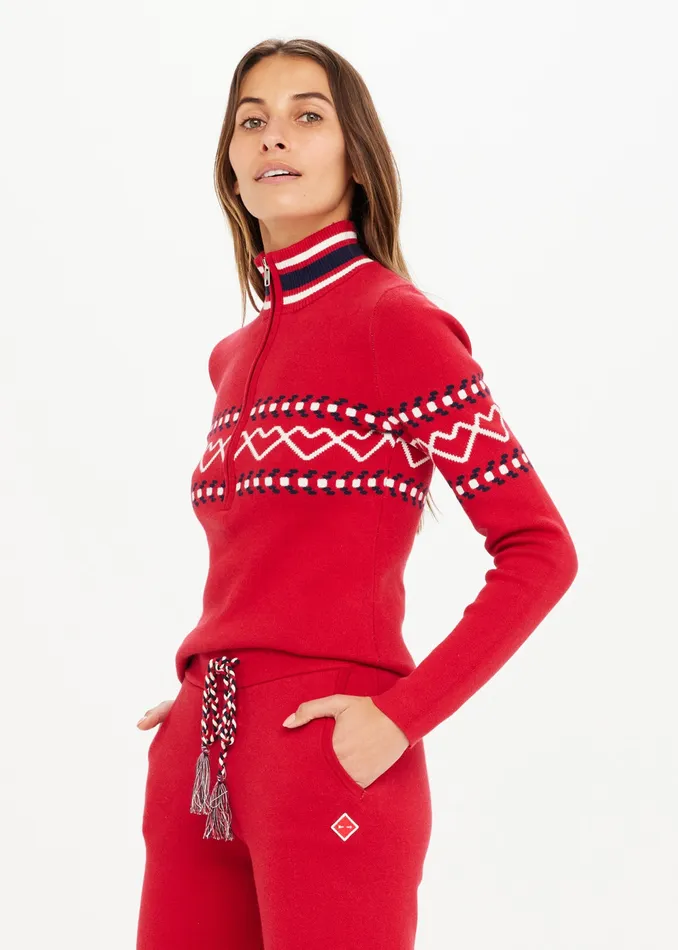 MONTEROSA BLANCHE HALF ZIP Jackets and Coats THE UPSIDE Women