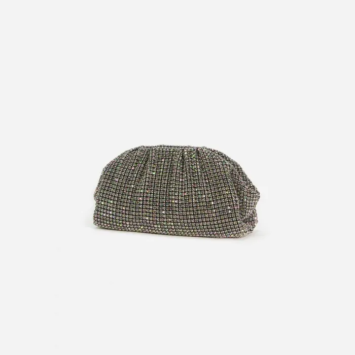 Multi Rhinestone Chainmail Clutch Bag Women Self Portrait Mini Multi Rhinestone Chainmail Clutch Bag Women Self Portrait Mini