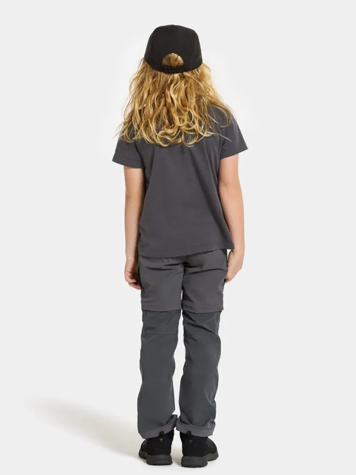 Mynta Kids039 Logo Tshirt Explore 2 Coal Black Kids Didriksons Sweaters and Tshirts