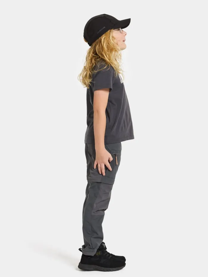 Mynta Kids039 Logo Tshirt Explore 2 Coal Black Kids Didriksons Sweaters and Tshirts