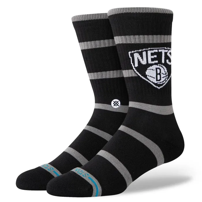 Nba 2024 Prep Crew Socks Brooklyn Nets MenWomen Stance Crew