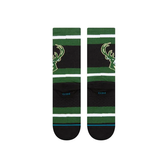 Nba 2024 Prep Crew Socks Milwaukee Bucks MenWomen Stance Crew