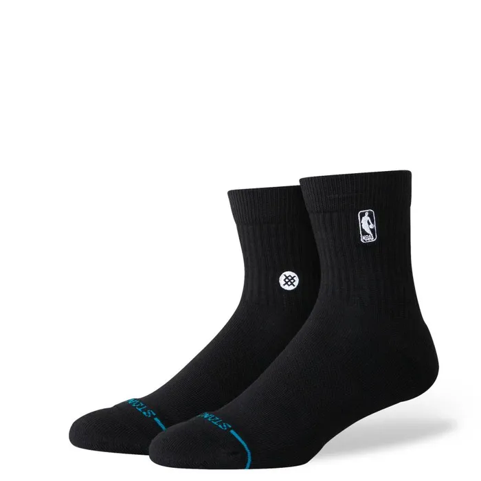 Nba Logoman Quarter Socks Black MenWomen Stance Quarter