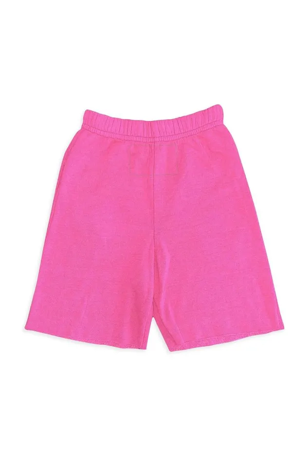 New York City Sweatshorts 8211 Neon Pink Kids Aviator Nation Shorts