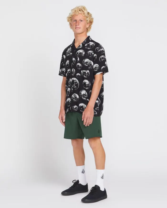 Nomoly Hybrid Shorts 8211 Dark Forest Mens Volcom Shorts