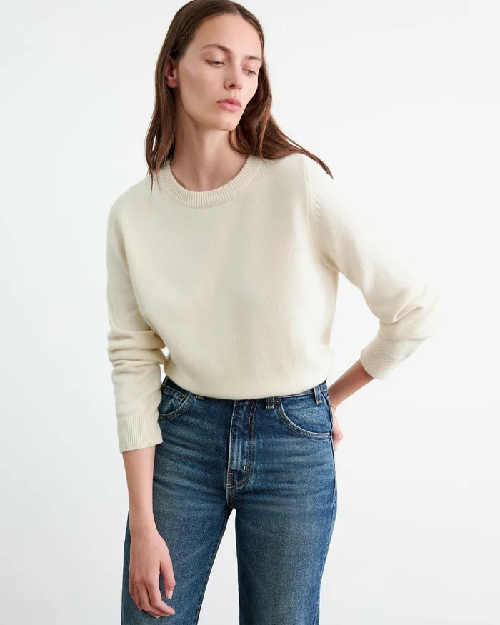 NORA SWEATER Light Army Green Women Nili Lotan Knits and Sweaters